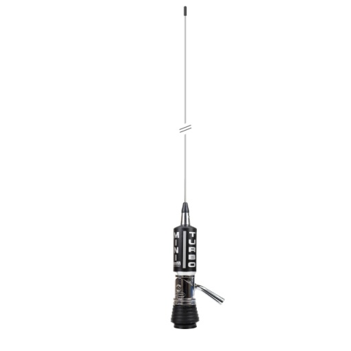 Antena CB LEMM MiniTurbo AT-1002 PL, lungime 110 cm, castig 2dB, 26.5-27.5Mhz, 200W, fara cablu, fabricata in Italia - Img 3
