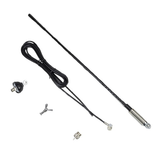 Antena CB PNI S60, 59 cm, cu fluture, cablu RG58 de 4m si reflectometru PNI SWR-300 pentru masurare SWR, negru - Img 8