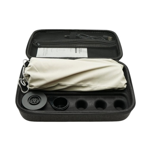 Aparat de cafea portabil cu acumulator 9000mAh, 12V, 140W, incalzire apa, presiune 15 bar, rezervor apa 90ml, cafea macinata, capsule Nespresso - Img 2