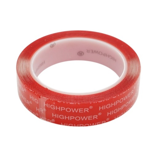 Banda dublu adeziva acrilica transparenta 24mm x 3m HighPower - Img 3