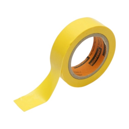 Banda izolatoare galbena vinil 19mm x 9m Anti Fire Super AAA+ HighPower - Img 2