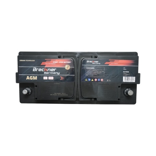 Baterie auto AGM start-stop 12V, 105Ah, 1100A la pornire 392x175x195mm Breckner Germany - Img 3