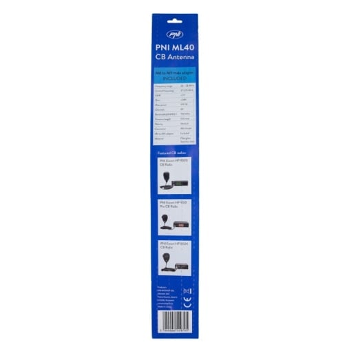 Bax 50 bucati antene CB PNI ML40, lungime 57 cm, cu adaptor filetat tata-tata M6 la M5 inclus - Img 6