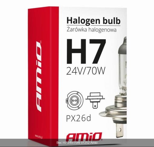 Bec H7 24V/70W 01252 Amio - Img 4
