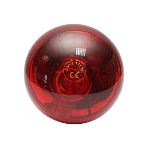 Bec pentru incalzire pui, animale cu infrarosu E27, 175W, 230V Breckner Germany - Img 3