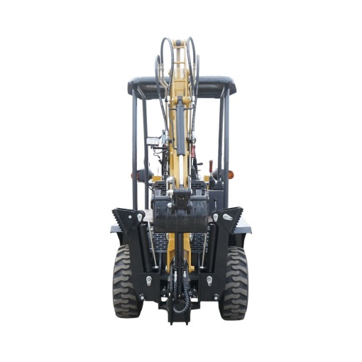 Buldoexcavator articulat compact 2.5T, motor diesel 52CP, adancime sapare 1600mm, cupa frontala si brat excavare spate THOR - Img 4