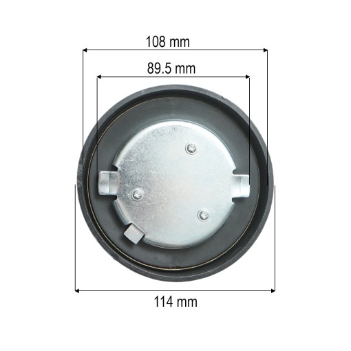Buson rezervor combustibil cu chei Mercedes-Benz, Iveco, Scania, DAF, MAN 89.5mm cod OEM 0004718430 - Img 3