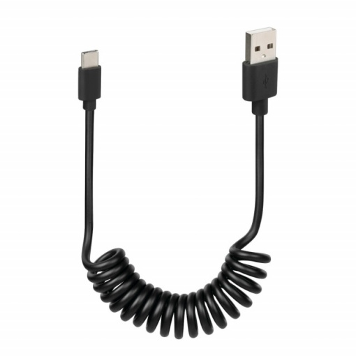 Cablu de incarcare spiralat USB tip C