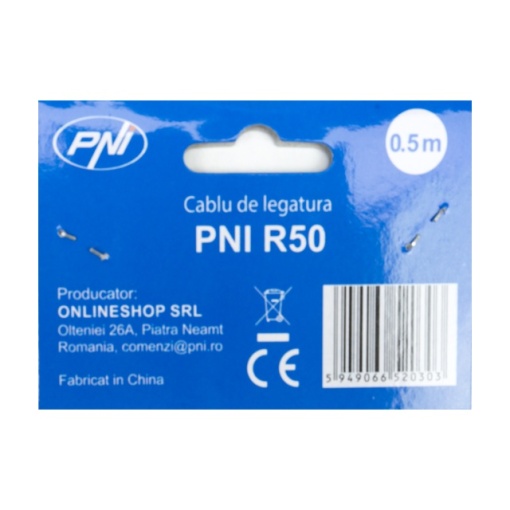 Cablu de legatura PNI R50 cu mufe PL259 lungime 50cm - Img 4