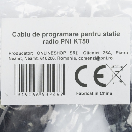 Cablu de programare pentru statia radio VHF PNI KT50V si UHF PNI KT50U - Img 3