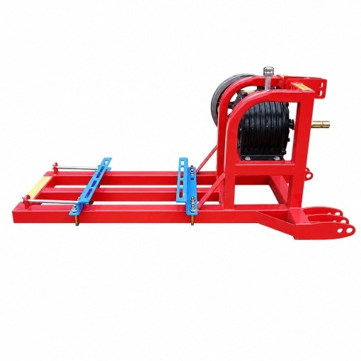 Cadru metalic pompa apa centrifuga WK88 cu suport motor, reductor, transmisie pe curea, prindere in 3 puncte si cardan inclus - Img 5