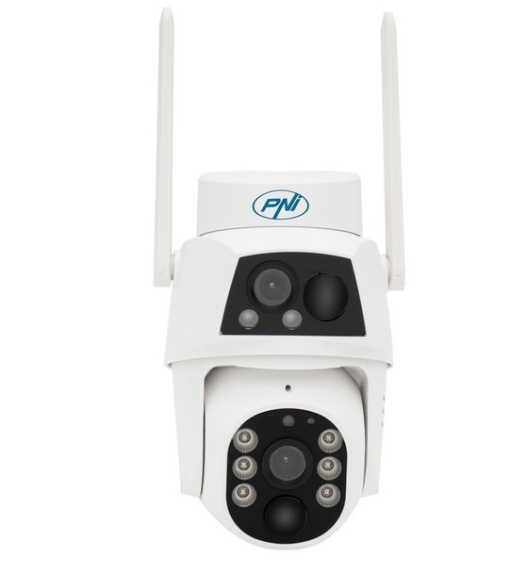 Camera supraveghere video PNI IP894 4G PTZ, dual lens 2MP + 2MP, panou solar 5.5W, acumulator bloc 8000mAh - Img 4
