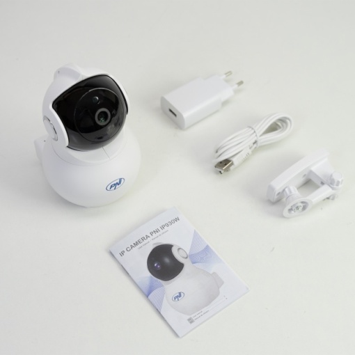 Camera supraveghere video PNI IP930W 1080P 2 MP cu IP P2P PTZ wireless, slot card microSD - Img 3
