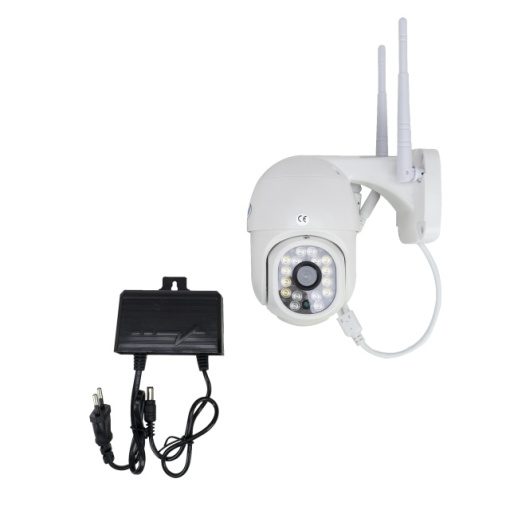 Camera supraveghere video wireless PNI IP440S WiFi PTZ, 4mp, zoom digital, slot micro SD, stand-alone, alarma detectie miscare