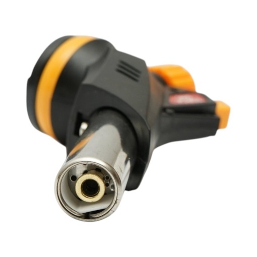 Cap arzator butelie gaz spray, rotire 360 grade, aprindere piezo, flacara reglabila 1300°C - Img 6