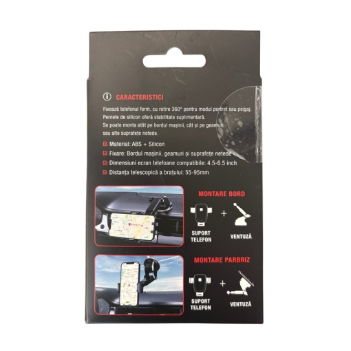 Carmax suport telefon auto cu brat extensibil - Img 5