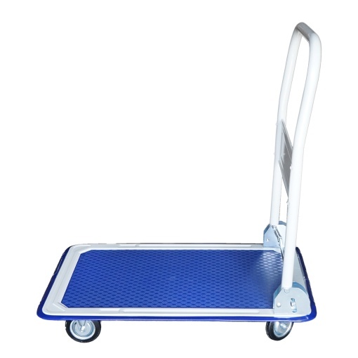 Carucior depozit cu platforma de transport 150Kg 725x475x840mm - Img 2