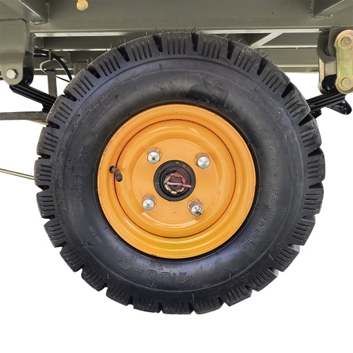 Carucior platforma electrica transport marfa cu bancheta 1200W, 48V, 3x1.25m sarcina maxima 1000Kg THOR - Img 7