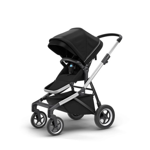 Carucior Thule SLEEK Cadru Gri si Copertina Midnight Black - Img 2