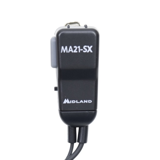 Casca cu microfon Midland MA21-SX cu 1 pin 2.5mm, buton PTT, pentru statii radio - Img 6