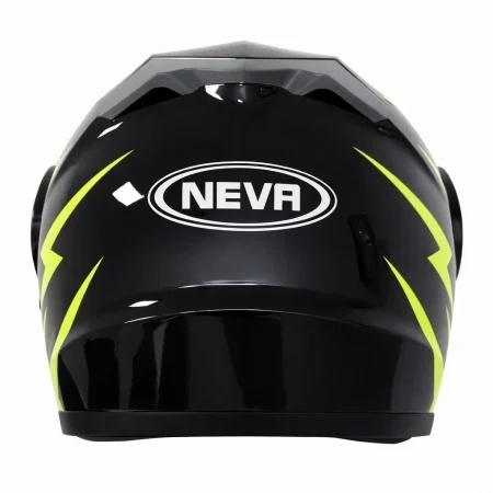 Casca Flip-up TECH L (negru+verde) - Img 4