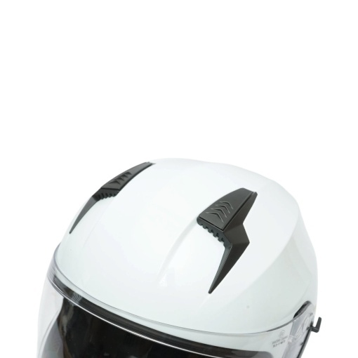 Casca moto integrala alba cu viziera transparenta si ochelari de soare, marimea L Arcane White Breckner Germany - Img 20