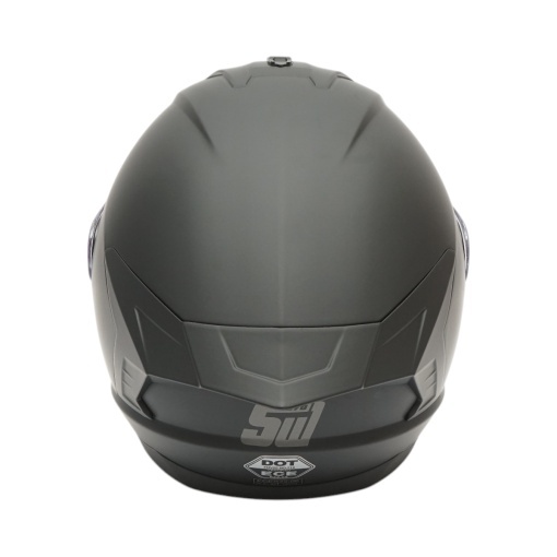 Casca moto integrala neagra cu viziera transparenta, marimea L Grit - Img 4