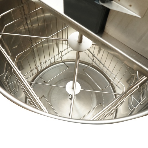 Centrifuga electrica 220V apicola, extractor miere din inox cu 4 rame - Img 5