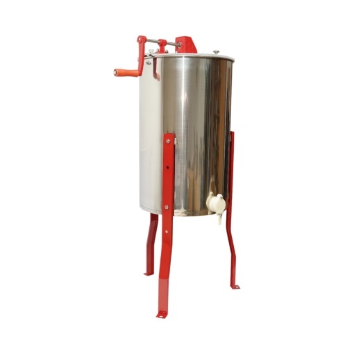 Centrifuga manuala apicola, extractor miere din inox cu 3 rame - Img 3