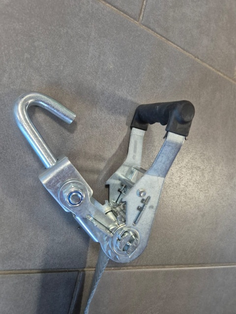 Chinga auto 2.8m - carlige rotative - (banda 3.5 cm) VDI 2700 PREMIUM - Img 3