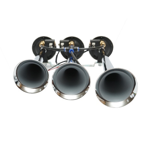 Claxon 3 trompete 24V pentru compresor de aer - Img 5