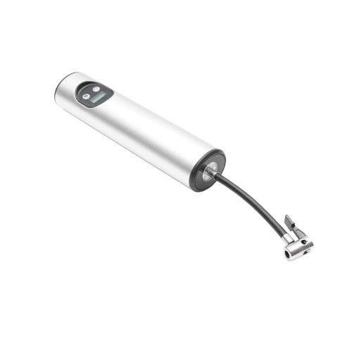Compresor aer portabil gri deschis 12,4V baterie 6000Am reincarcabila 250x56x47mm cu accesorii - Img 4