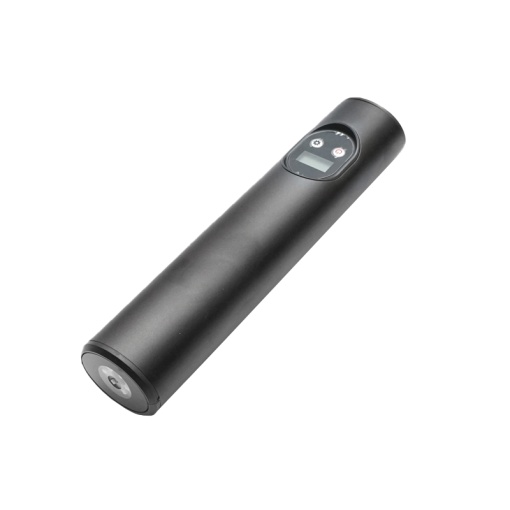Compresor aer portabil negru 12,4V baterie 6000Am reincarcabila 250x56x47mm cu accesorii - Img 7