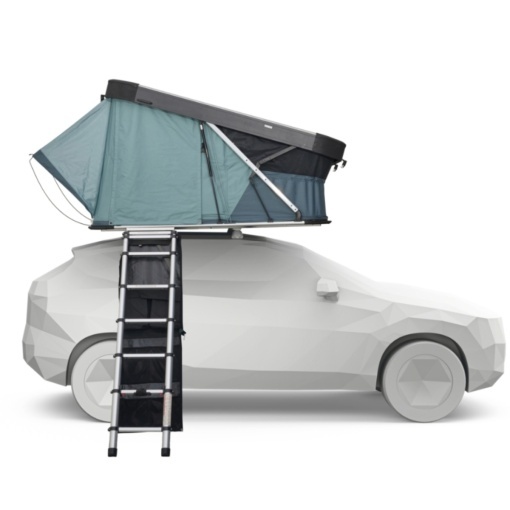 Cort auto cu prindere pe plafon, Thule, Widesky, pentru 2 persoane, Dark Slate - Img 5