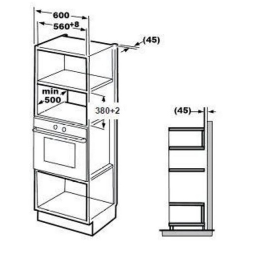 Cuptor cu microunde incorporabil Beko MGB25332BG, 900 W, 25 L, functie auto cook, gri/negru - Img 6