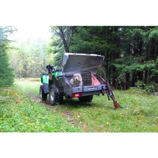 Cutie portbagaj pe carligul de remorcare Towbox V1 DOG Negru - Img 4