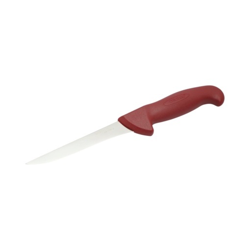 Cutit dezosat ingust profesional 13cm, lama otel 5Cr15MoV, maner Nylon rosu Breckner Germany - Img 2