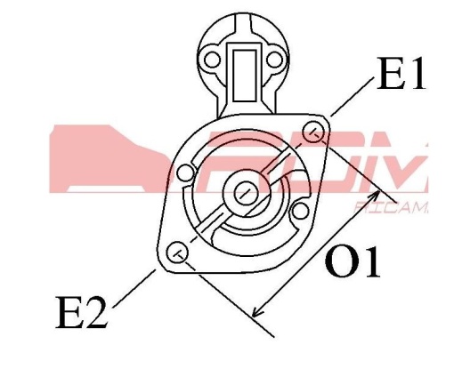 Demaror (motor de pornire) – Aixam – 6798031150, Z402 - Img 4