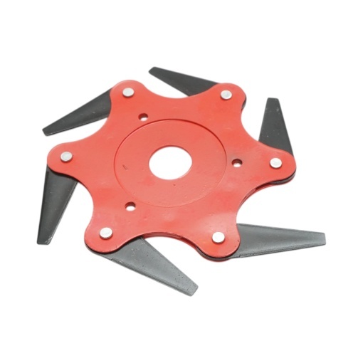 Disc motocoasa cu 6 cutite pliabile 255x25.4mm otel Breckner Germany - Img 2