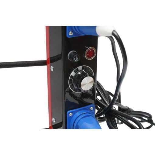 Dispozitiv electric vulcanizare anvelope la cald 2x500W, 220V, 8 adaptoare aluminiu, temperatura reglabila 0-180°C THOR - Img 8