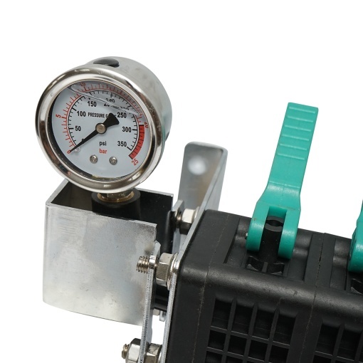 Distribuitor erbicidator cu 5 cai, filtru, supapa electrica si manometru cu glicerina 25 bar - Img 7