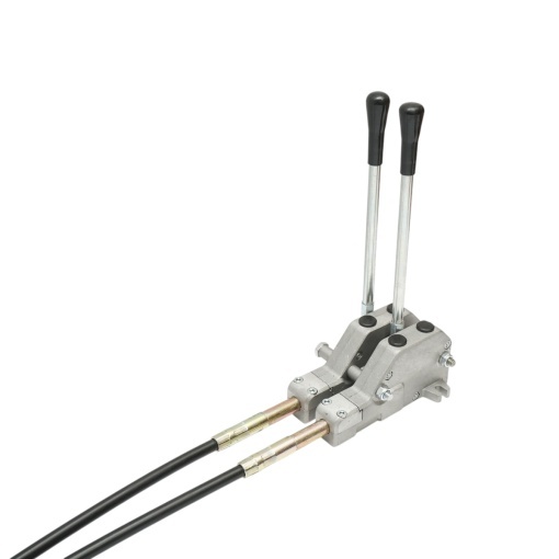 Distribuitor hidraulic cu 2 manete, lungime cablu 2m, presiune 250 bar, debit 40L/min Breckner Germany - Img 5