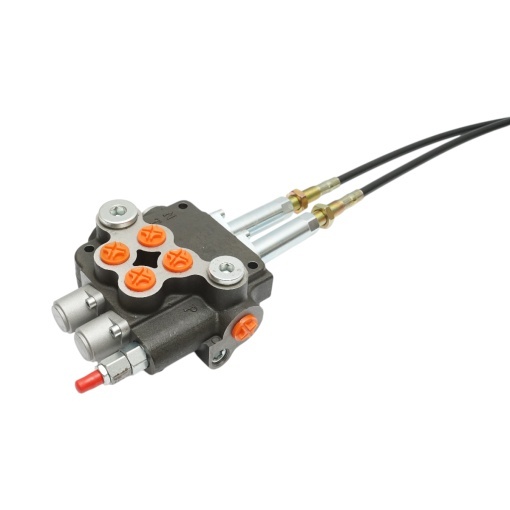 Distribuitor hidraulic cu 2 manete, lungime cablu 2m, presiune 250 bar, debit 80L/min Breckner Germany - Img 5