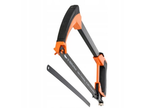 Fierastrau pentru metal cu doua lame de 300 mm, corp din aluminiu, maner cauciucat - Img 3