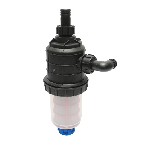 Filtru erbicidator transparent cu 2 site si valva autocuratare, racord 32mm - Img 4