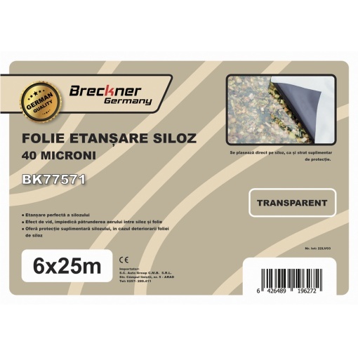 Folie siloz 6x25m 40 microni Breckner Germany - Img 5