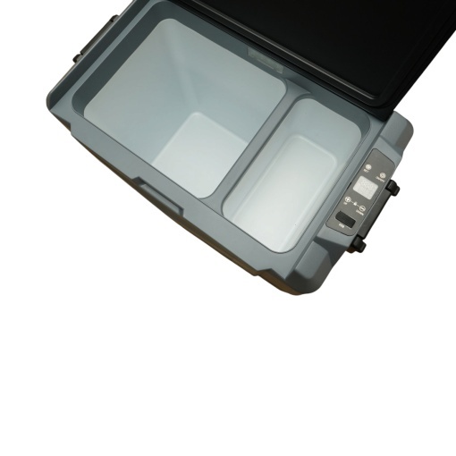 Frigider auto 55L cu compresor 12V-24V-220V, 60W, afisaj LCD, zona dubla de racire, USB 630x390x590mm - Img 9