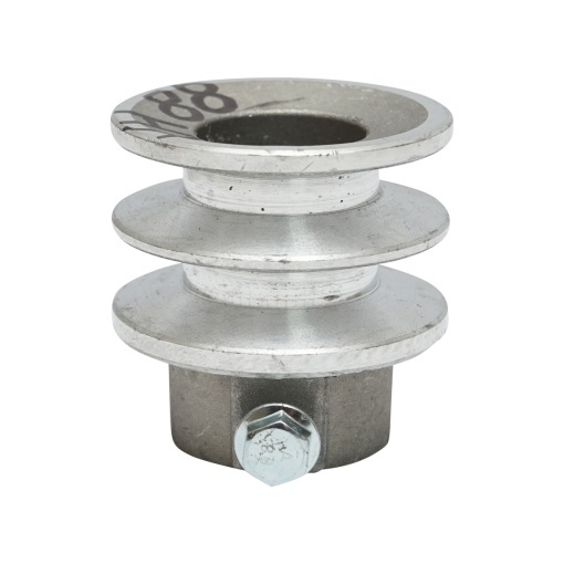 Fulie cu 2 caneluri pentru ax cu pana 19mm, motor 7Cp - Img 2
