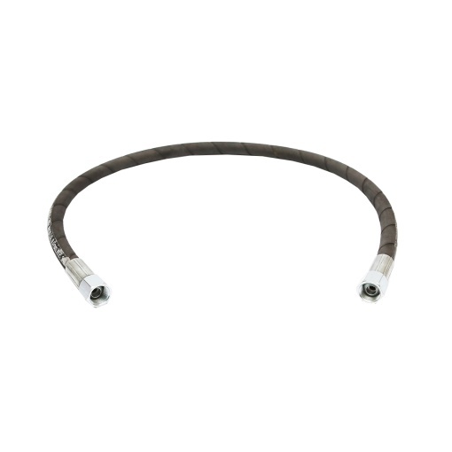 Furtun presiune 2SN DN10 sertizat cu capete fixate hidraulic L = 1000 mm (Reductie M20X20) - Img 2