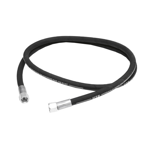 Furtun presiune 2SN DN10 sertizat cu capete fixate hidraulic L=2000mm M20 - Img 2